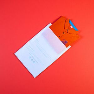 High Texture Semi Transparent Waxed Paper Bag 100% Biodegradable For Eco