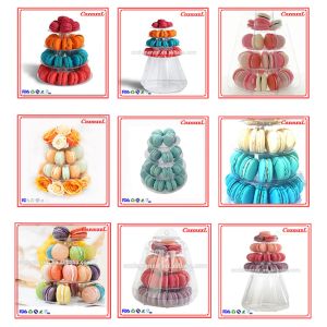 4 tier macaron display tower stand for french macaron