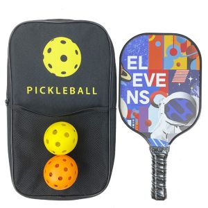 Durable Lightweight Graphite Pickleball Paddle Carbon Fiber UV Printing With
