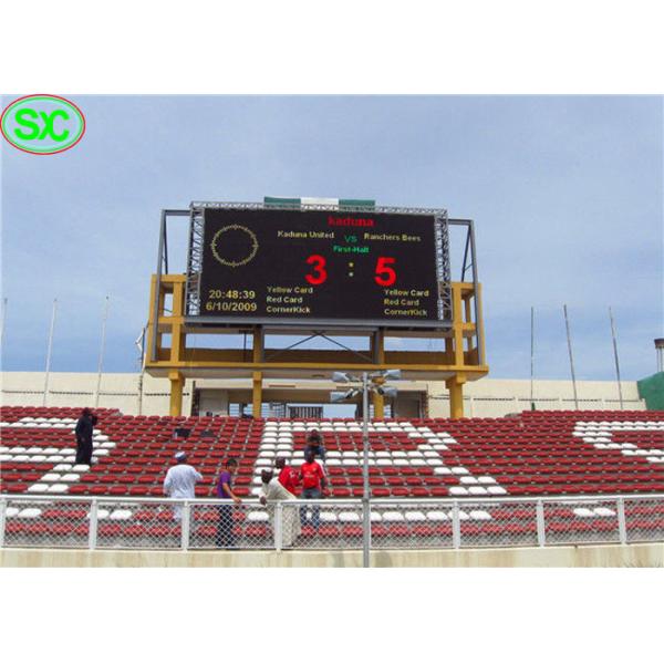 High Definition Waterproof P10 Outdoor Led Display Stadium With Score time