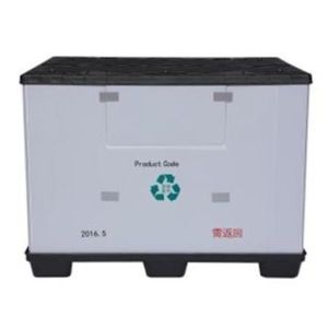 Hollow honeycomb sheet box with lid plastic welding returnable packaging