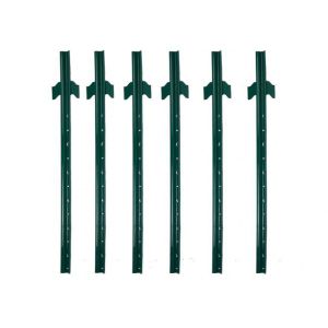 China 8 Steel U Post Rust Proof Green Painted Fence Use on sale
