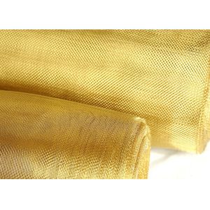 0.025mm Brass Mesh Panels Knitted Copper Wire Mesh