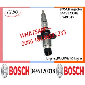 BOSCH Neutral Fuel Injector Assembly 0445120015 3949619 For CDC/CUMMINS