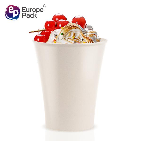 Quality New arrival degradable reusable tableware 300ml bamboo fiber mug wholesale