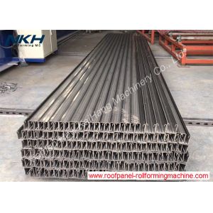 Unistrut Channel Roll Forming Machine , U Shape Shelf Panel Roll Forming Machine