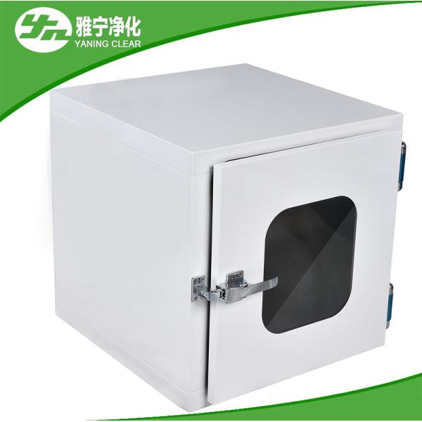 Powder Coat Steel Clean Rom Static Passbox With Mechanically Interlocked Structure