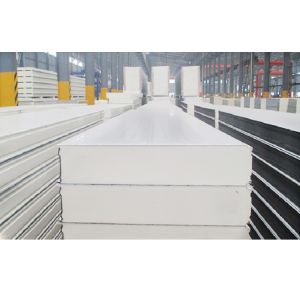 Cheap Galvanized Steel Surface PU Insulation Panel For Walk In Cooler And Cold Room for sale