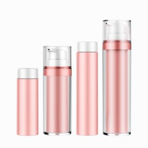 30ml 50ml Pump PET Packaging Cosmetic Replaceable Refillable PET Double Wall