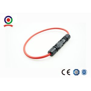 Flexible 4mm2 Solar Panel Extension Cable Quick Connect With Connector