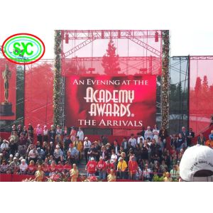 Full color outdoor stage screen P 4.81 LED display 43222 dot pixel density