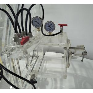 PMMA Portable Vacuum Lab Glove Box Mt012 Type C Gas Port Mini Glove Box