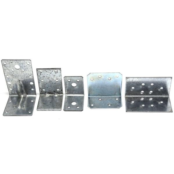 Quality Custom L-Shaped Carbon Steel Angle Mounting Bracket Sheet Metal Stamping Corner Bracket wholesale