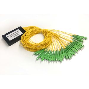 ABS Box Type 1x32 PLC Fiber Optic Splitter with SC/APC Connector for Low