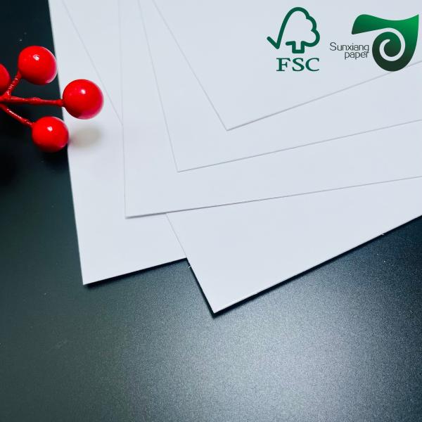 Quality FSC 300gsm Double Side Coated Cardboard For Game Cards  70cm 100cm C2S Art Board wholesale