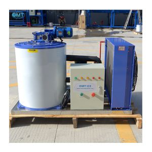 Industrial Flake Ice Making Machine for Fish 1/2/3/5/8/10Ton Capacity 1370*1030