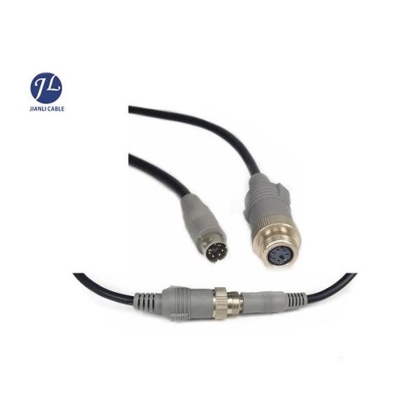 Backup Camera 6 Pin S-Video Mini Din Cable With PVC Outside Jacket , Copper