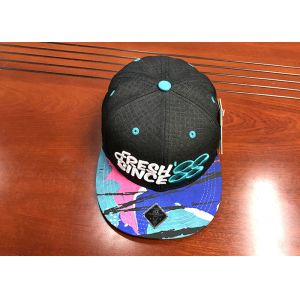 Customize Debossed Snapback Hats And Caps Mens 3D Embroidered With String