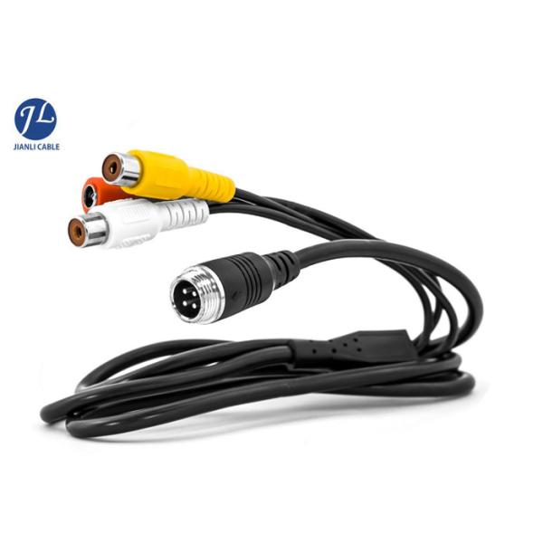 Watertight BNC Rear View Camera Cable With PVC Insulation