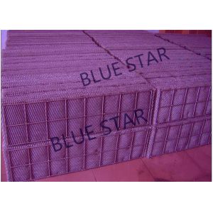 Rectangle Wire Mesh Mist Eliminator Simple Structure High Demisting Efficiency