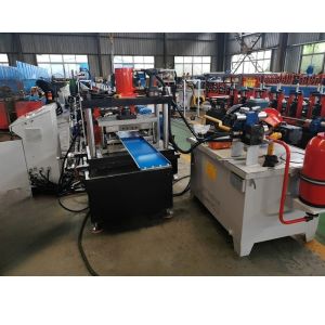 0.5mm-1.2mm Adjustable Shelf Back Box Panel Roll Forming Machine Storage Rack