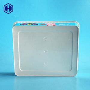 Empty IML Box Custom Labels Thin Wall Plastic Biscuit Containers