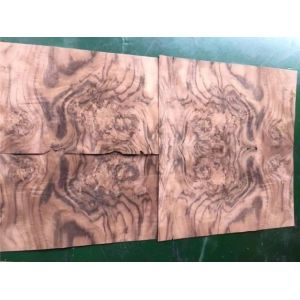 0.6mm Good Quality Walnut Burl Veneer for Furniture/Cabinet usage