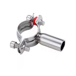 WZ Sanitary SS 304 316 Single Pin Clamp Tri Clamp Fittings Pipe Hanger Pipe