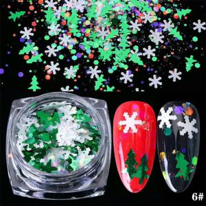 Polyester Glitter Christmas Glitter With Chunky Mixed Snow Tree Shaped Christmas Tree Glitter Collection