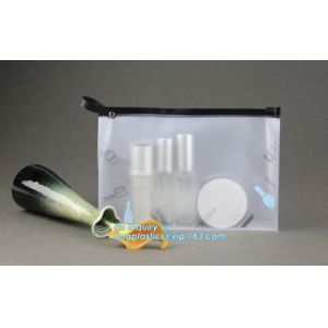 Matte Clear Soft Plastic Clothes Storage Bag Zip lock Slider Seal Reclosable