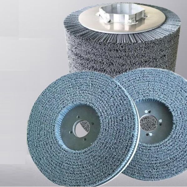 300mm Hard Alloy CBN Tool Edge Passivation Diamond Bristle Disc Brush