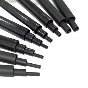 OEM custom carbon fiber spearfishing barrel for fishing rod round shaped carbon
