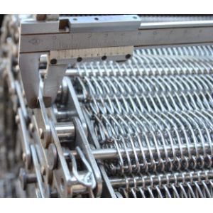 304 Stainless Steel Balanced Weave Food Processing Belts For Eggs