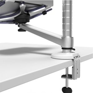 Office Desk Adjustable Stand Holder Clamping Bracket Stylish Aluminium Material