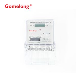 DTS5558 LCD display 3phase 4 wire Kwh meter with ct (current transformer)