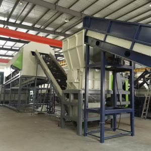 Plastic Grinding Machine PP / PE Films Pre Shredder Machine PP Woven Bags