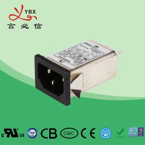 YBX IEC Inlet EMI Filter 220V AC EMC Noise Filter 1A 3A 6A 10A For Electric