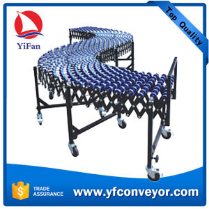 Flexible Expandable Gravity Plastic Skate Wheel Conveyor