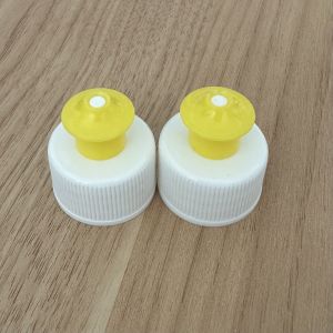 28/410 Plastic Cap Push Pull Cap with Customized Color in High Demand
