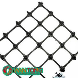 1-6m Width 30kn Plastic PP Biaxial Geogrid Composite Geotextile for Road