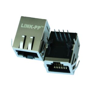 China ARJ11B-MASBF-LU2 1X1 Port RJ45 Modular Connector 10/100 Base-T Without LED on sale