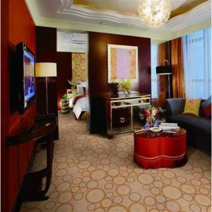 Flat Wave Modern Home Carpet / Luxury Wall To Wall Carpet Antistatic Function