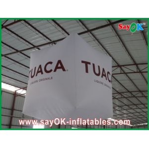 Custom PVC Inflatable Lighting Decoration Led Light Cube For Advertising