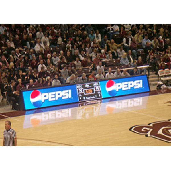 Football / Basketball Stadium LED Display P8 P10 Outdoor Advertising Ironed Steel Cabinet