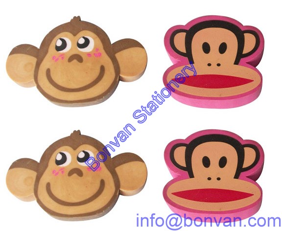 Mini Round eraser,mini face eraser for promotional use, kids faces eraser