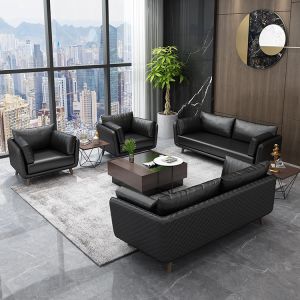 Nordic Modern Office Sofa Convertible Extendable Modular Lambswool Material