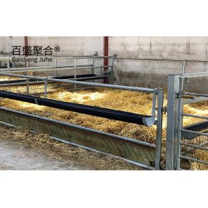 Sliding Door and Roller Door Design Q345 Metal Frame Goat/Sheep House for Cow