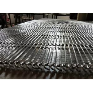 China 201 Flat Flex Mesh Conveyor Chain , Flat Flex Belt Wrapping Machines For Foiling on sale