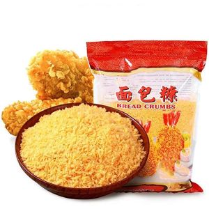 Crispy Panko Bread Crumbs In Yellow White And Orange Breadcrumbs