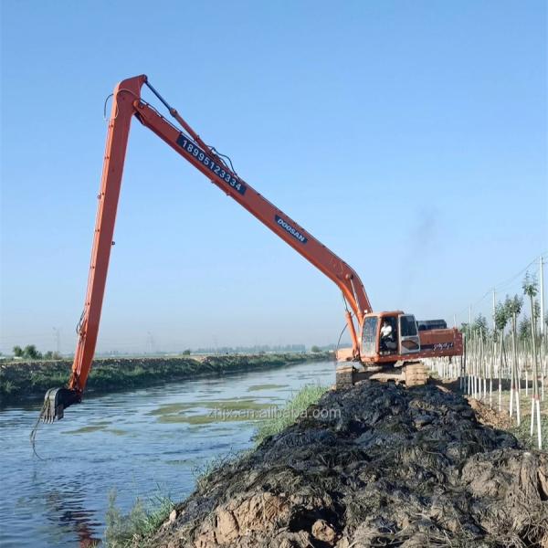 Quality Excavator extension arm and port dredging designed for river dredging wholesale